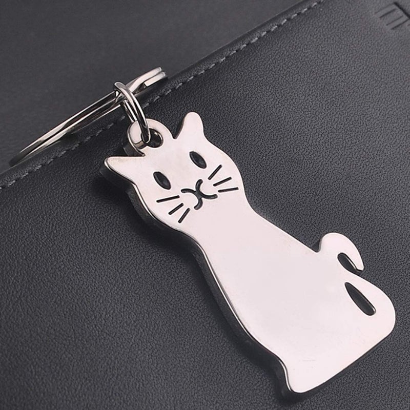 Elechobby Interesting Keyring Keychain (Cat shape) - Image 3